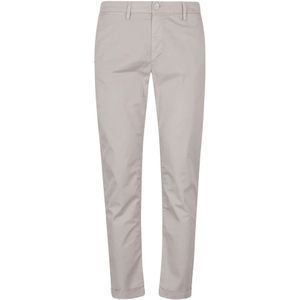 Re-Hash, Heren, Broeken, Grijs, Maat: W38 Katoen,
