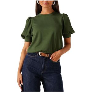 Minus, Dames, Blouses & Shirts, Groen, Maat: XS Katoen,