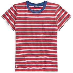 Polo Ralph Lauren, Dames, Tops, Rood, Maat: S Katoen,