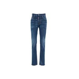 Dsquared2 Blauwe Jeans voor Vrouwen , Blue , Dames , Maat: XS