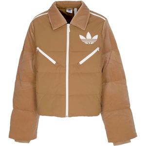Adidas, Dames, Jassen, Bruin, Maat: 2XL Velours,