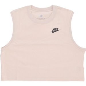 Nike, Dames, Tops, Roze, Maat: M Katoen,