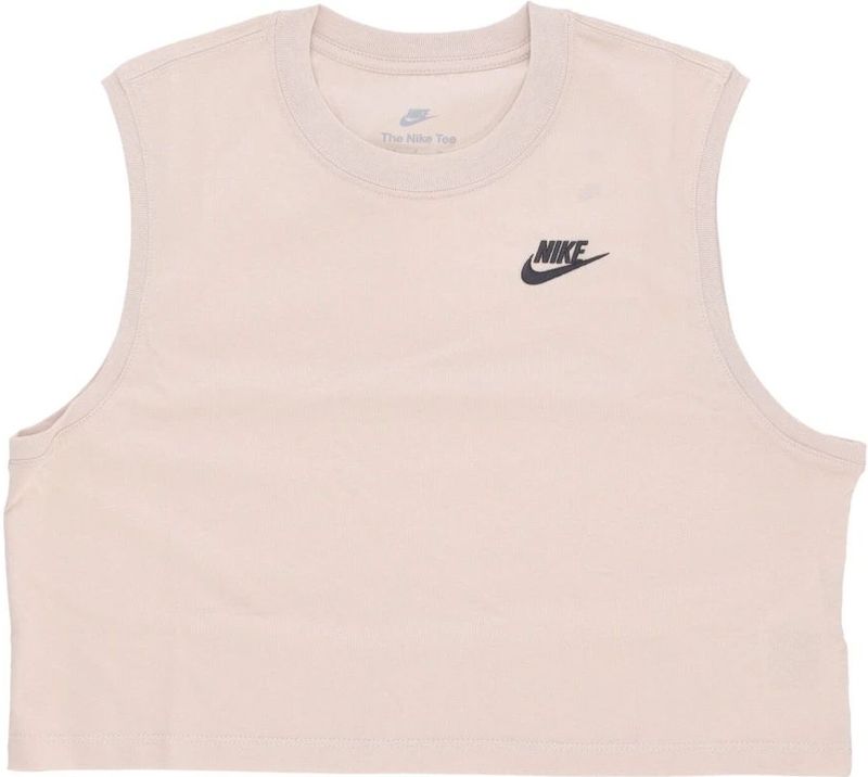Nike, Dames, Tops, Roze, Maat: M Katoen,
