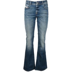 Diesel, Dames, Jeans, Blauw, Maat: W32 Katoen,