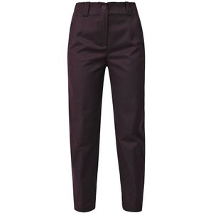 Alessia Santi, Dames, Broeken, Paars, Maat: 2XS Leer,