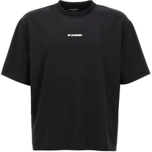 Jil Sander - T-shirt - Zwart - Polyester - Stretch