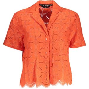 Desigual - Korte Kanten Blouse - Dames - Retro Bloemenkant