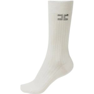 Elisabetta Franchi, Dames, Ondergoed, Wit, Maat: ONE Size Wol,