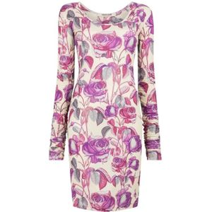 Roberto Cavalli, Dames, Jurken, Veelkleurig, Maat: M Polyamide,