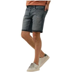 Cast Iron, Heren, Korte broeken, Blauw, Maat: W28 Denim,