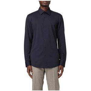 Hugo, Heren, Overhemden, Blauw, Maat: 6XL