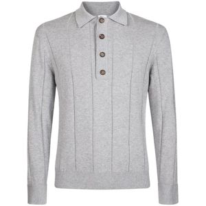 Eleventy, Heren, Truien, Grijs, Maat: M Katoen,