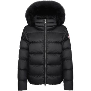 Colmar, Dames, Jassen, Zwart, Maat: XL Satijn,