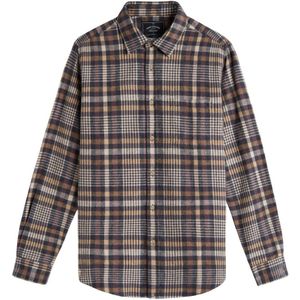 Portuguese Flannel, Heren, Overhemden, Blauw, Maat: XL Katoen,