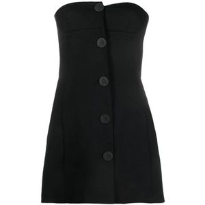 The Attico, Dames, Jurken, Zwart, Maat: XS