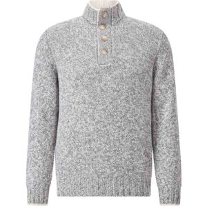 Gran Sasso, Heren, Truien, Grijs, Maat: M Wol,