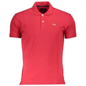 La Martina - Polo Shirt - Rood - Classic Fit - Korte Mouwen
