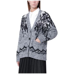 Roberto Collina, Dames, Truien, Veelkleurig, Maat: M