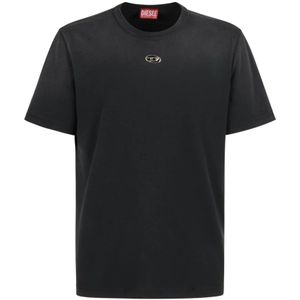 Diesel, Heren, Tops, Grijs, Maat: M