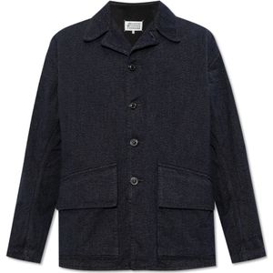 Maison Margiela, Heren, Jassen, Zwart, Maat: M Katoen,