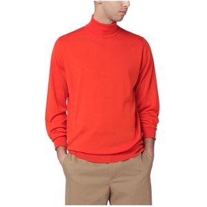 John Smedley, Heren, Truien, Oranje, Maat: L Wol,