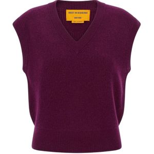 Guest In Residence, Dames, Truien, Paars, Maat: XS Kasjmier,