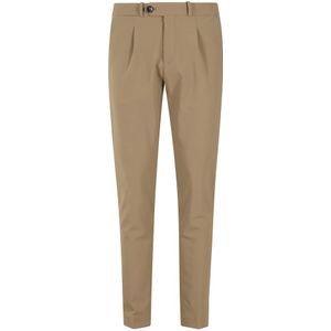 Rrd, Heren, Broeken, Bruin, Maat: M Leer,