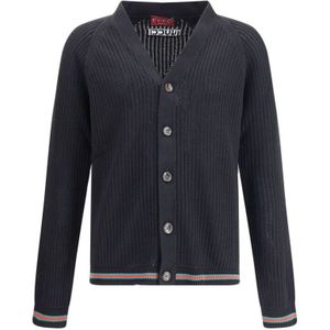 Gucci, Heren, Truien, Zwart, Maat: M Katoen,