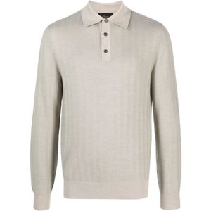 Brioni, Heren, Tops, Beige, Maat: 3XL Synthetisch,