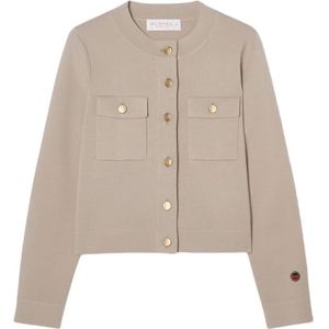 Busnel, Dames, Truien, Beige, Maat: L Wol,