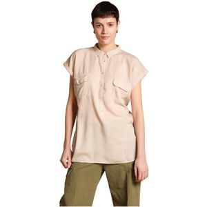 Mason's, Dames, Blouses & Shirts, Roze, Maat: L