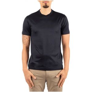Emporio Armani, Heren, Tops, Blauw, Maat: M