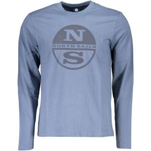 Long Sleeve TShirt NSLSTEE - Blauw - T-shirt - Katoen - Lange Mouwen