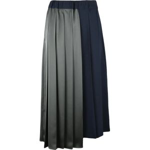 Weekend Max Mara, Dames, Rokken, Blauw, Maat: 2XS Wol,