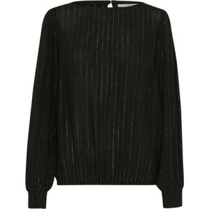 KAFFE - Liv - Damesblouse - Elegant - V-hals - Lange Mouwen