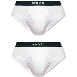 Tom Ford, Heren, Ondergoed, Wit, Maat: XS Katoen,