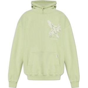 Represent, Heren, Sweatshirts & Hoodies, Groen, Maat: M Katoen,