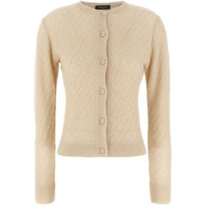 Fabiana Filippi, Dames, Truien, Beige, Maat: S Zijde,