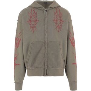 44 Label Group, Heren, Sweatshirts & Hoodies, Groen, Maat: L