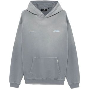 Represent, Heren, Sweatshirts & Hoodies, Grijs, Maat: M Katoen,
