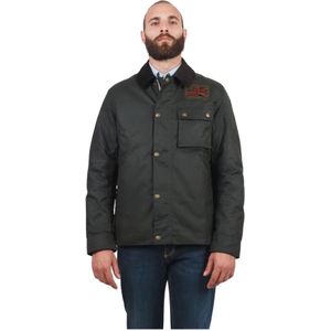 Barbour, Heren, Jassen, Groen, Maat: L Katoen,