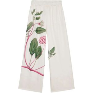Pierre-Louis Mascia, Dames, Broeken, Wit, Maat: XS Zijde,