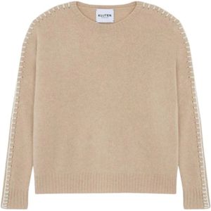 Kujten, Dames, Truien, Beige, Maat: L Kasjmier,