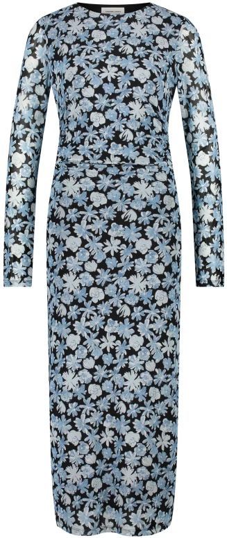 Fabienne Chapot - Bloemen Mesh Jurk - Blauw - Dames