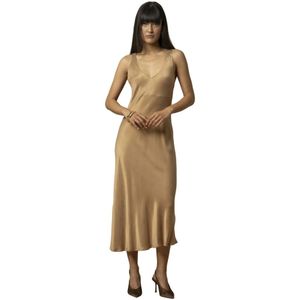 Kocca, Dames, Jurken, Bruin, Maat: M