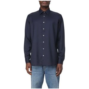 Lardini, Heren, Overhemden, Blauw, Maat: L