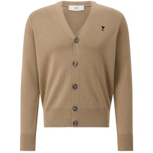 Ami Paris, Heren, Truien, Bruin, Maat: S Wol,