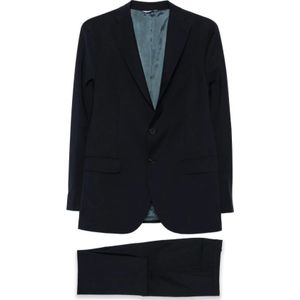 Boglioli, Heren, Pakken, Blauw, Maat: S