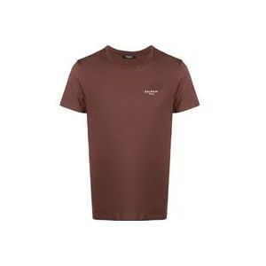 Balmain T-Hemden , Brown , Heren , Maat: XL