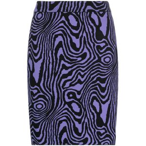 Moschino, Dames, Rokken, Blauw, Maat: 2XS Viscose,